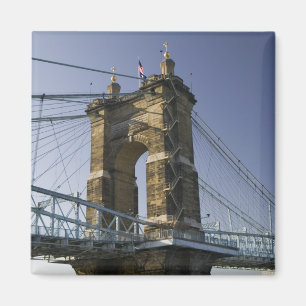 Imán EE. UU., Ohio, Cincinnati: Roebling Suspension 3