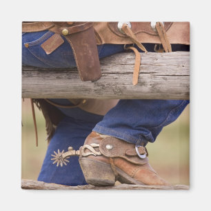 Imán EE. UU., Oregón, Seneca, Ponderosa Ranch. Vaquero