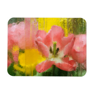 Imán EE. UU., Pensilvania. Impresión abstracta de tulip