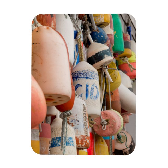 Imán EE. UU., Rhode Island, Isla Block (Vertical)