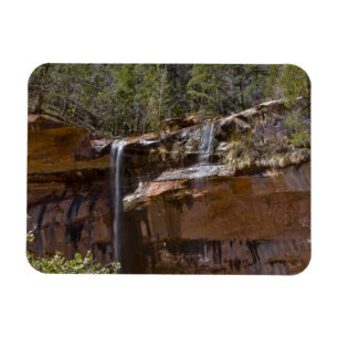 Imán EE. UU., Utah, Parque Nacional Zion, Cataratas en