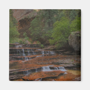 Imán EE. UU., Utah, Parque Nacional Zion. Escénico desd