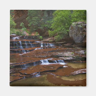 Imán EE. UU., Utah, Parque Nacional Zion. Escénico desd