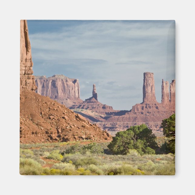 Imán EE. UU., Utah, Parque Tribal Navajo del Valle de l (Frente)