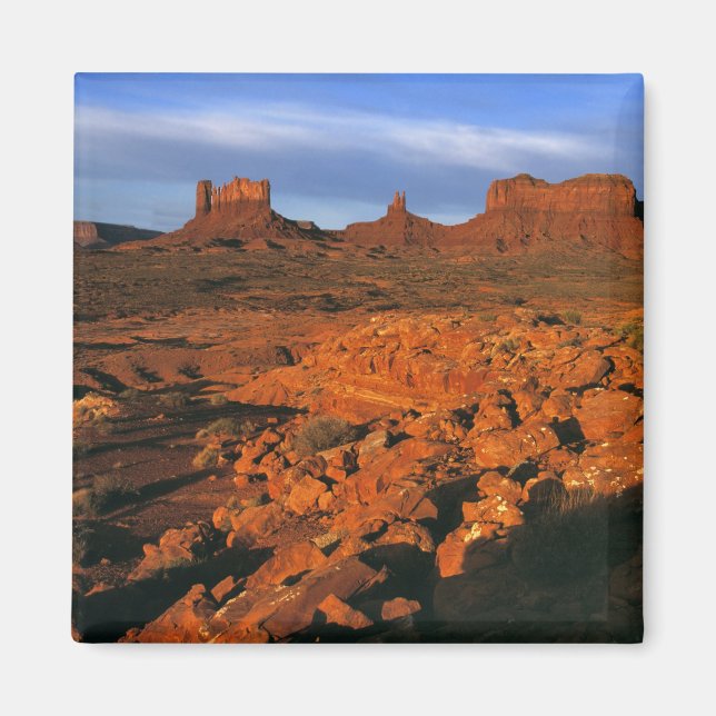 Imán EE. UU., Utah, Valle del Monumento. Luz del atarde (Frente)