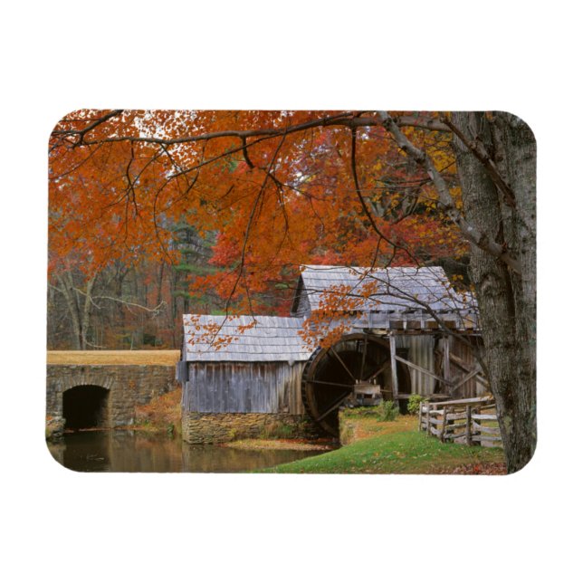 Imán EE. UU., Virginia, Blue Ridge Parkway, Otoño (Horizontal)
