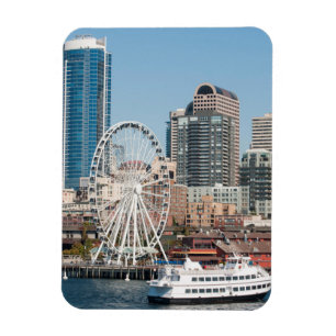 Imán EE.UU., Wa, Seattle. Barco de crucero Argosy Harbo
