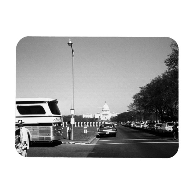 Imán EE. UU. Washington El Capitolio 1970 (Horizontal)