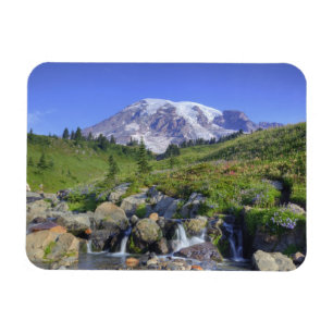 Imán EE. UU., Washington, Mt. Rainier NP, Mt. Rainier y