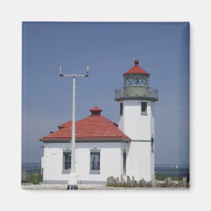 Imán EE. UU., Washington, Seattle, Alki Point Lighthous