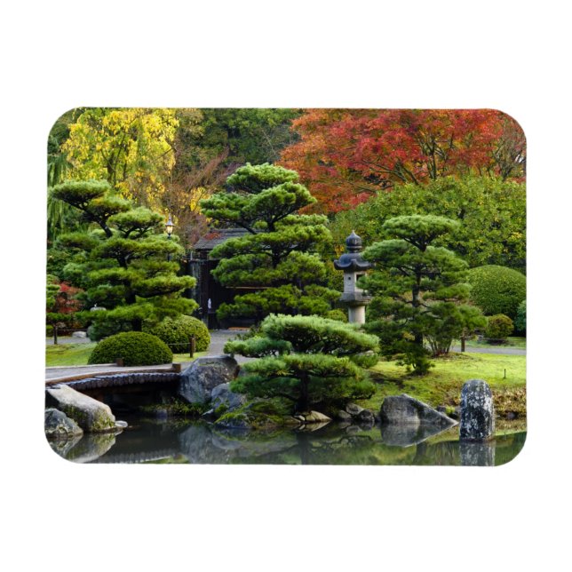 Imán EE. UU., Washington, Seattle, Arboreto, Japonés (Horizontal)