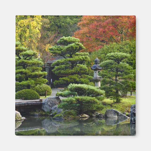 Imán EE. UU., Washington, Seattle, Arboreto, Japonés (Frente)