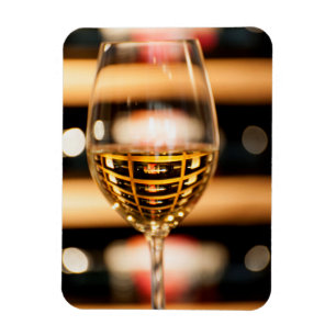 Imán EE. UU., Washington, Walla Walla. Copa de vino