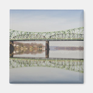 Imán EE. UU., WV, Parkersburg. Parkersburg-Belpre