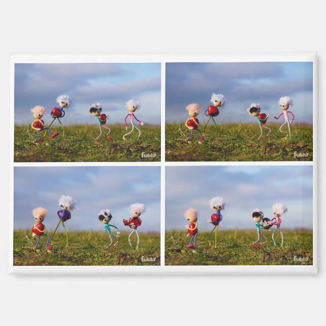 Imán Een fubby Stripverhaal over de liefde. (Anverso)