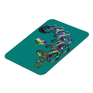 Imán Eéreal Cascada de Corazones