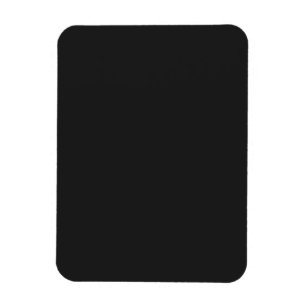 Imán Eerie Black Rectangular Photo Magnet