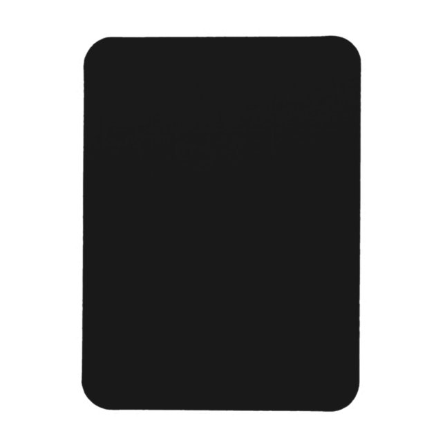 Imán Eerie Black Rectangular Photo Magnet (Vertical)
