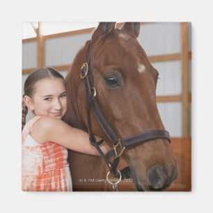 Imán EEUU, Illinois, Metamora, retrato de sonrisa