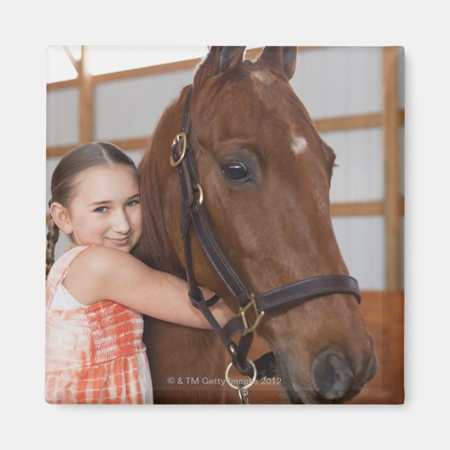 Imán EEUU, Illinois, Metamora, retrato de sonrisa (Frente)