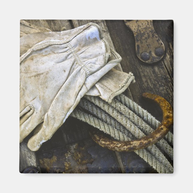 Imán EEUU, Nuevo México, Santa Fe. Cierre del vaquero (Frente)