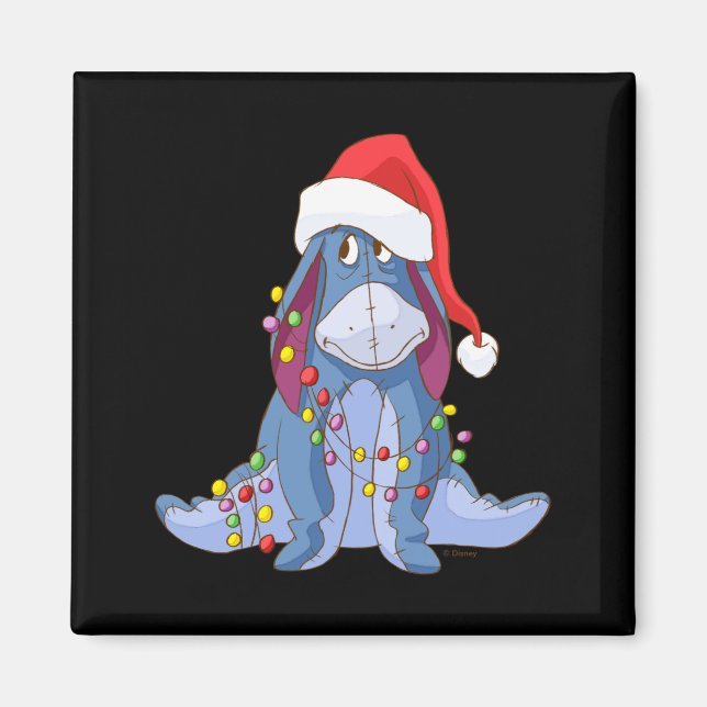 Imán Eeyore Santa Claus  (Frente)