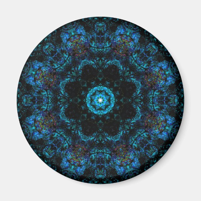 Imán Efecto Aqua Kaleidoscope, (Frente)