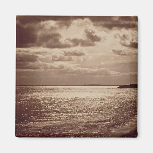 Imán Efecto del sol, Normandía c.1857 (foto de sepia) (Frente)