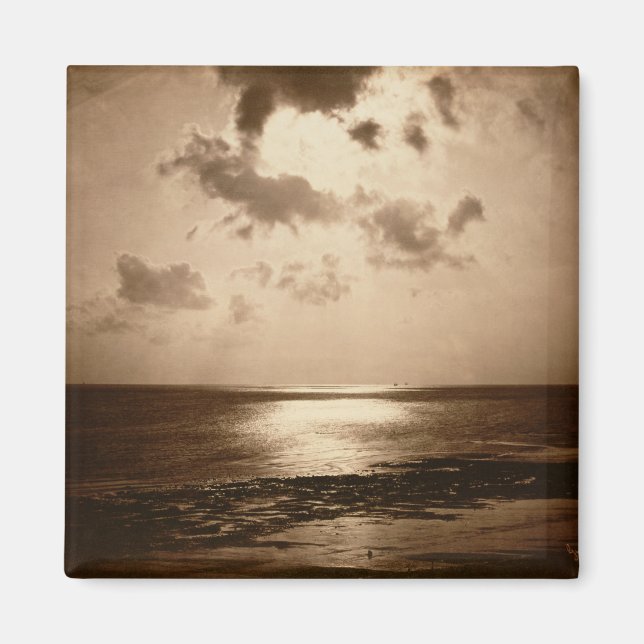 Imán Efecto solar - Océano, 1857 (huella de albúmina de (Frente)