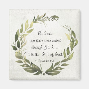 Imán Efesios 2:8 Por Grace te has salvado