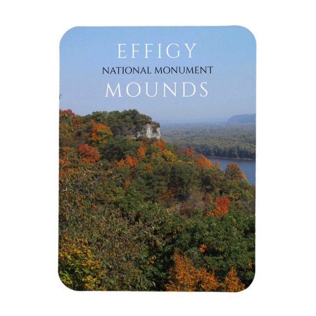 Imán Efigie Mounds Monumento Nacional (Vertical)