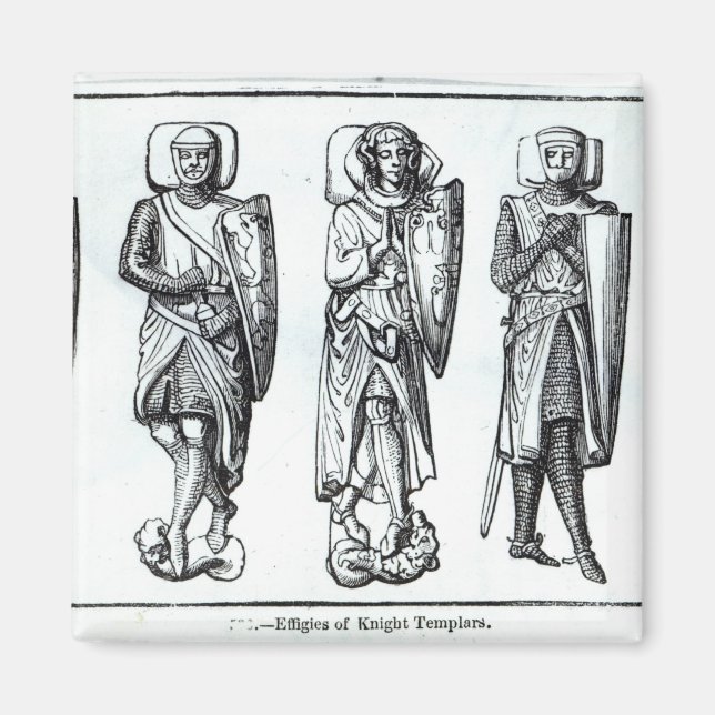 Imán Efigies de Caballeros Templarios (Frente)