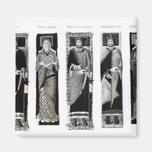 Imán Efigies de Henry II Eleanor de Aquitania