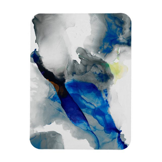 Imán Efímero - Azul y Gris (Vertical)