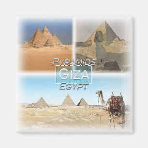 Imán EG0063 África, Egipto, El Cairo, la pirámide Giza,