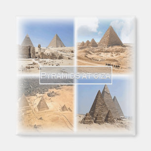 Imán EG0064 África, Egipto, El Cairo, la pirámide Giza,