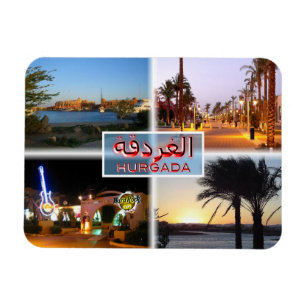 Imán EG Egipto - Hurghada de noche - Mar Rojo - El Gun