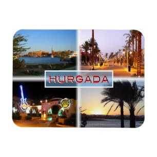 Imán EG Egipto - Hurghada de noche - Mar Rojo - El Gun 