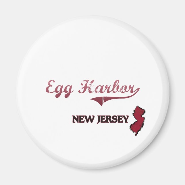 Imán Egg Harbor New Jersey City Classic (Frente)