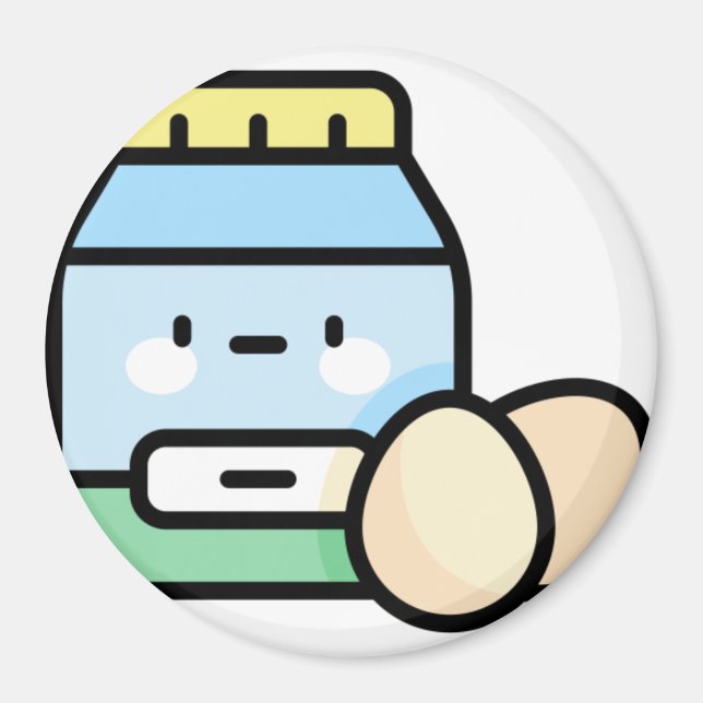 Imán eggnog (Frente)