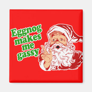 Imán Eggnog hace Santa Fart