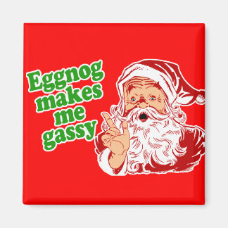 Imán Eggnog hace Santa Fart