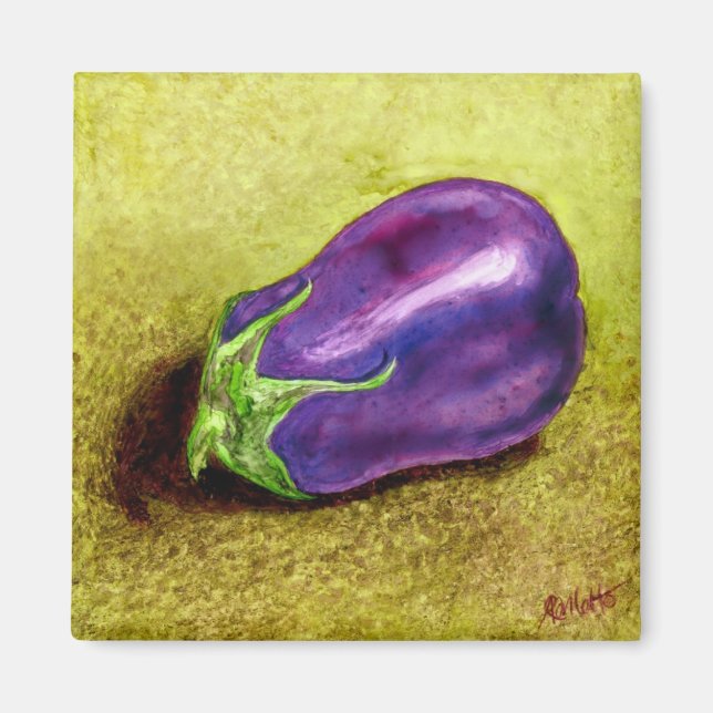 Imán Eggplant Magnet (Frente)