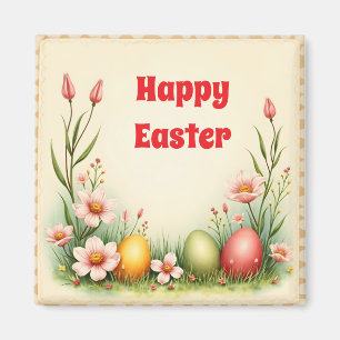 Imán Eggs Easter Vintage Popular Collection