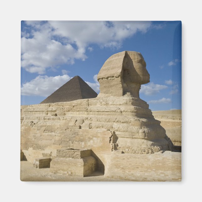 Imán Egipto, Giza. La gran Esfinge se eleva sobre los 2 (Frente)