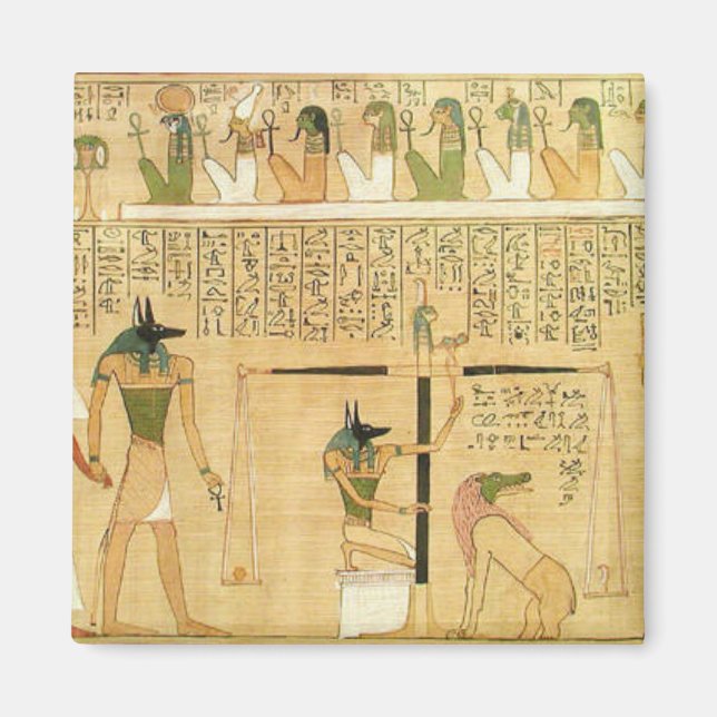 Imán Egipto-Hieroglyphs Magnet (Frente)