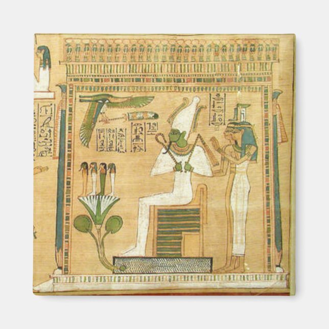 Imán Egipto-Hieroglyphs Magnet (Frente)