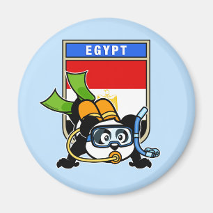 Imán Egipto Scuba Diving Panda