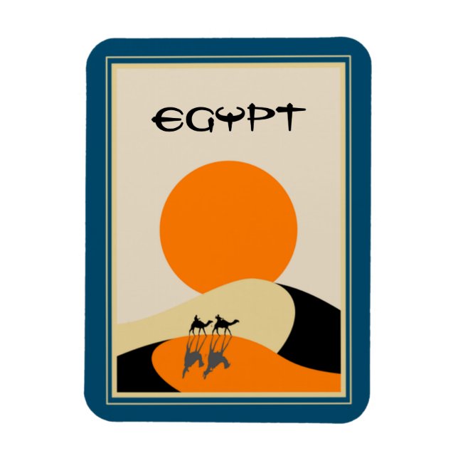 Imán Egipto Viaje de cosecha (Vertical)