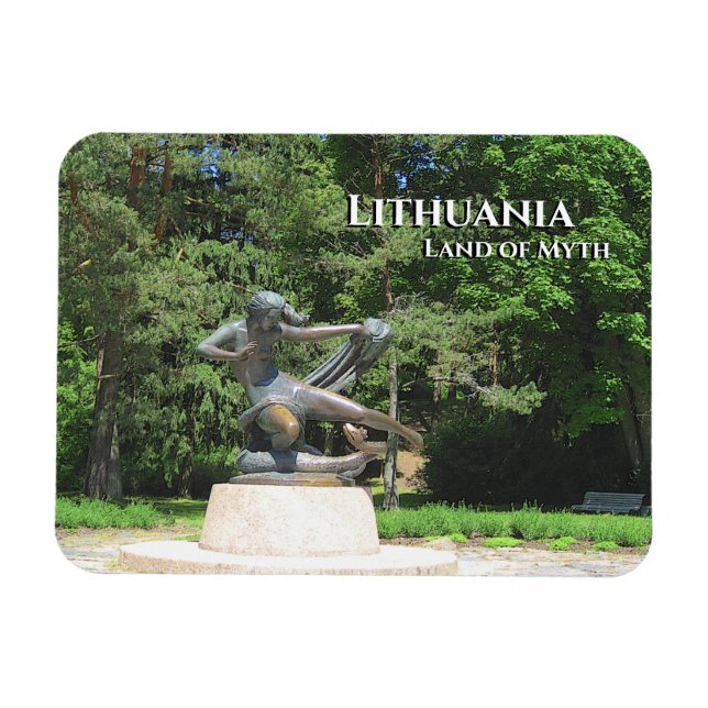 Imán Egle, Reina de los serpientes, Palanga, Lituania - (Horizontal)